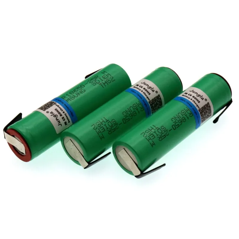 2~ 10 шт 18650 2500mAh аккумулятор INR1865025R 3,6 V разряда 20A выделенная батарея питания для samsung+ DIY никель