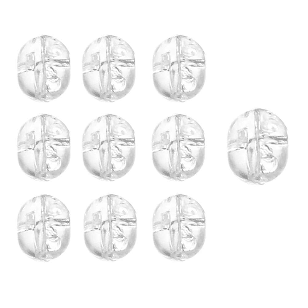 100 шт. прозрачный поворотный нахлыстом бусины Круглые Плавающие Rig Крест Жемчуг