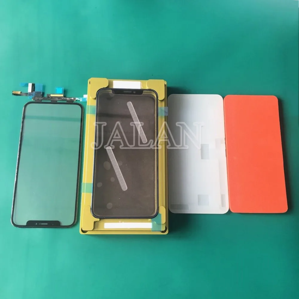 Негнутая Гибкая форма для x/xs max стеклянная сенсорная поляризационная пленка OCA расположение ламинирование для универсальной ламинационной машины