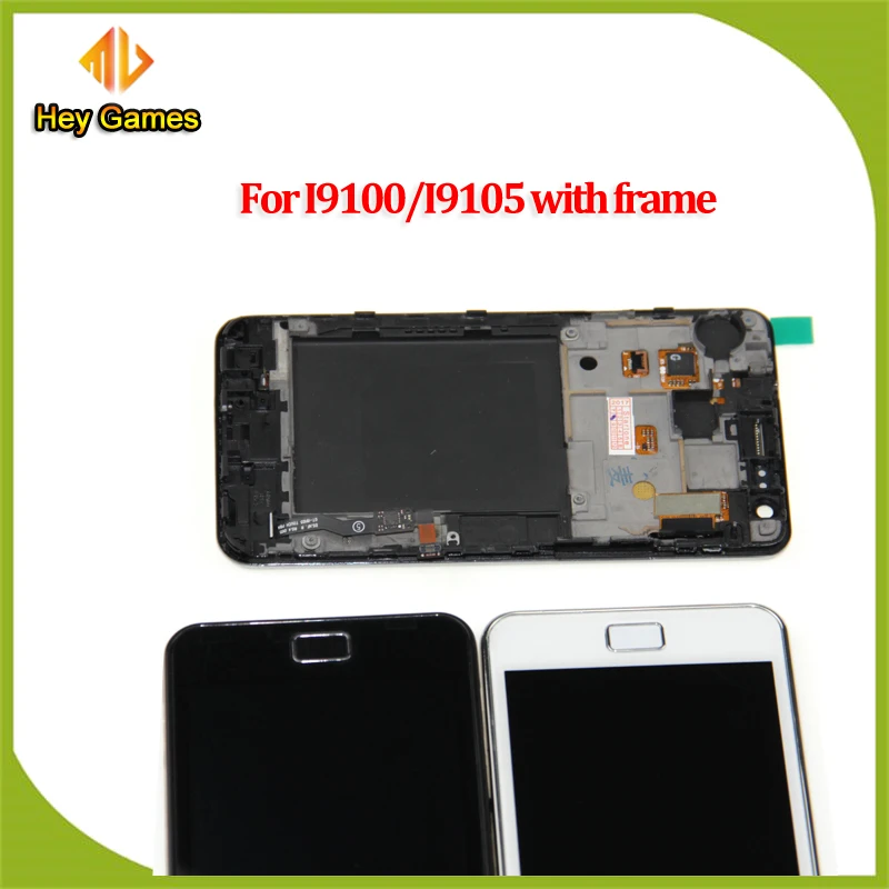 4 3 дюймов Дисплей для samsung Galaxy S2 ЖК дисплей Сенсорный экран дигитайзер i9100 Стекло