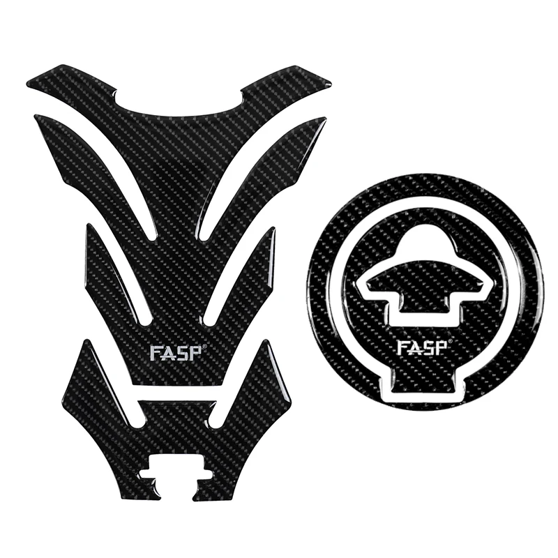 

5D Real Carbon Fiber Fuel Gas Tank Protector cap For Yamaha MT03 Sticker
