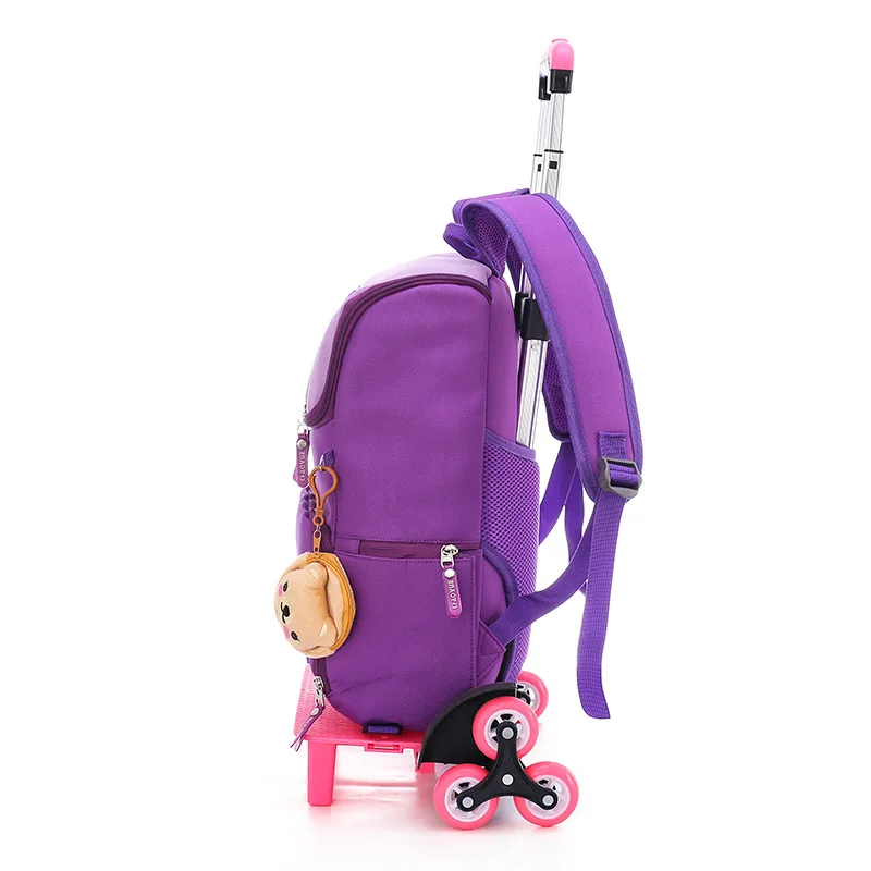 Класс 2 6 Дети Мальчики Девочки Тележка школьный рюкзак багаж книга сумки