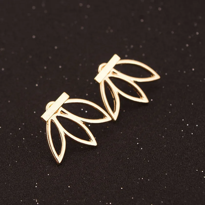 Женские серьги модные ювелирные изделия простые массивные полые серьги-гвоздики