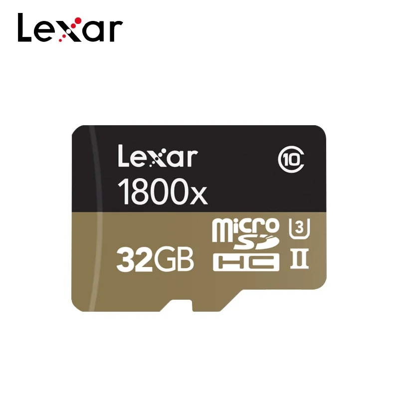 Новая профессиональная карта Lexar 1800x TF Оригинальная памяти Micro SD на 32 ГБ до 270