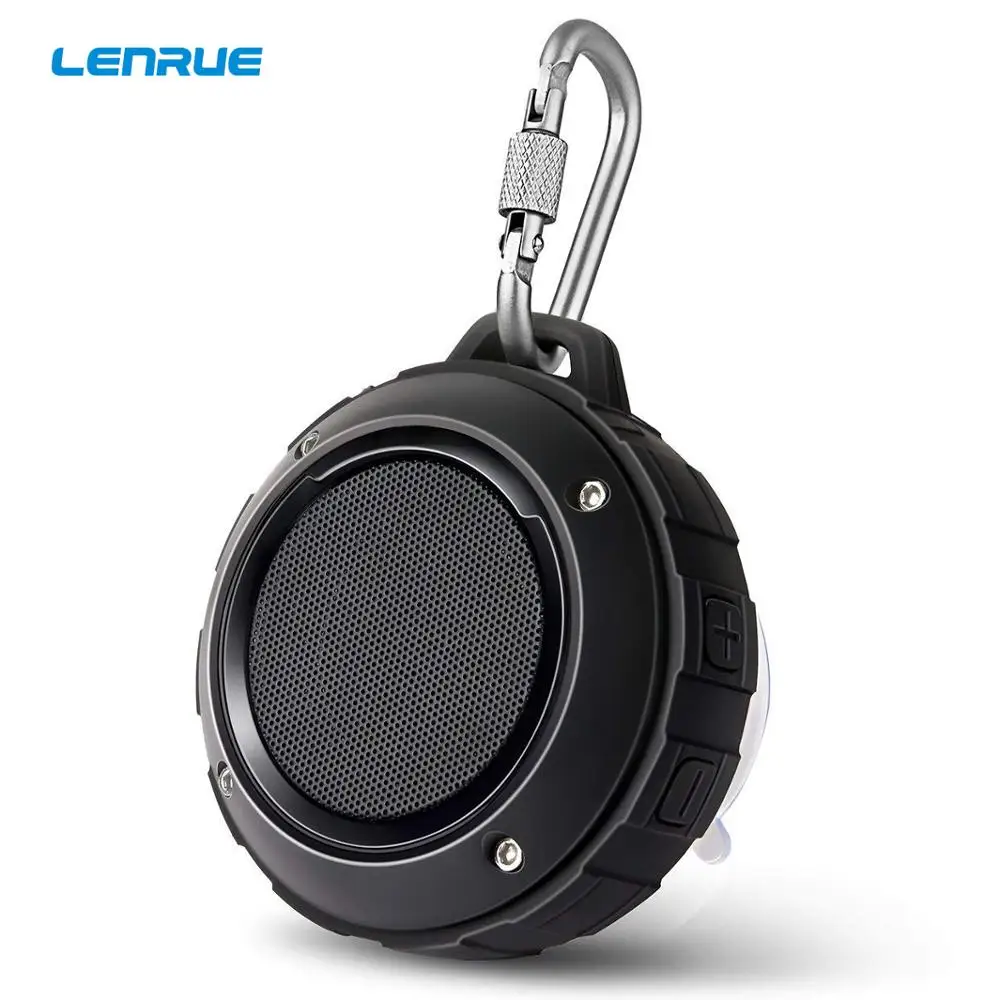 LENRUE F4 Портативный Беспроводной синего зуба для душа Динамик стерео Спорт на