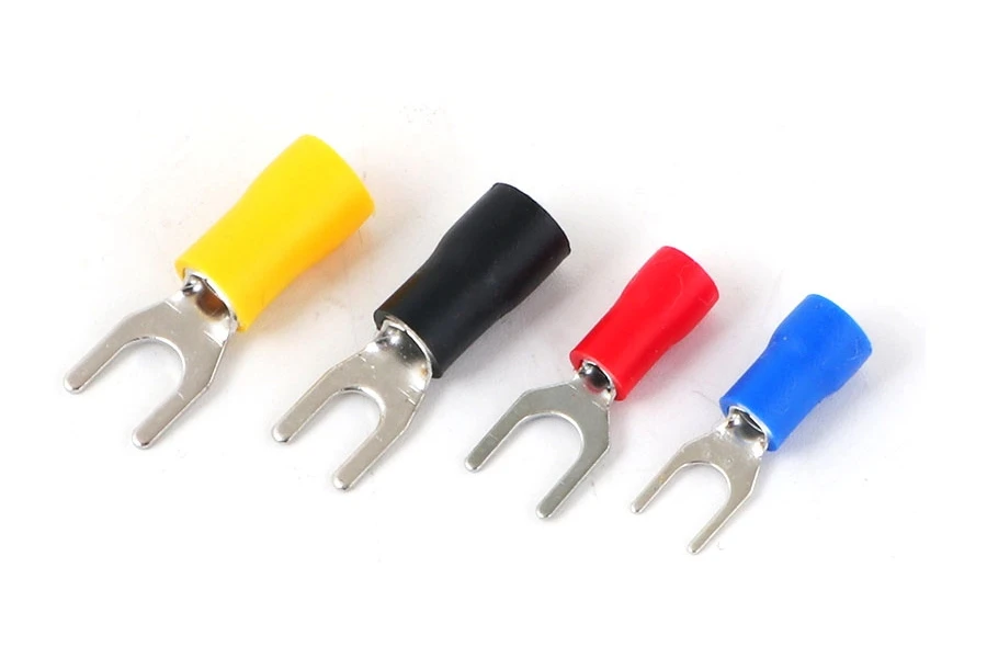 100 шт. SV1.25 SV2 SV3.5 SV5.5 изолированный контактный разъем обжимной кабель провод вилка класса изоляции