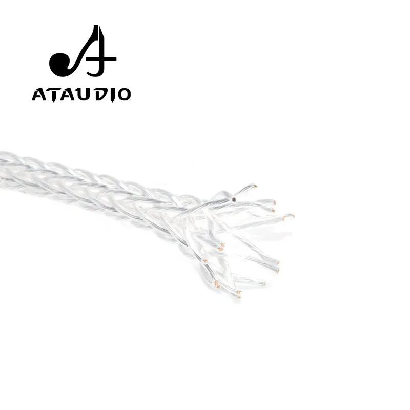 ATAUDIO 8AG высокочистый посеребренный OCC Hifi динамик объемный кабель 16 жил аудио
