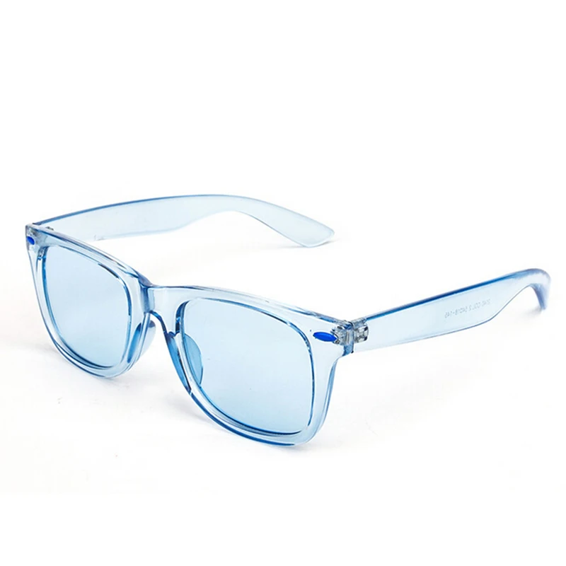 Лидер продаж 2015 брендовые солнцезащитные очки унисекс с квадратной прозрачной