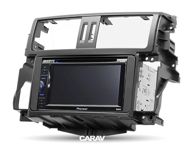 2Din фасции для TOYOTA Land Cruiser Prado(150) с 4," дисплеем правое колесо Радио DVD стерео панель тире Установка отделка