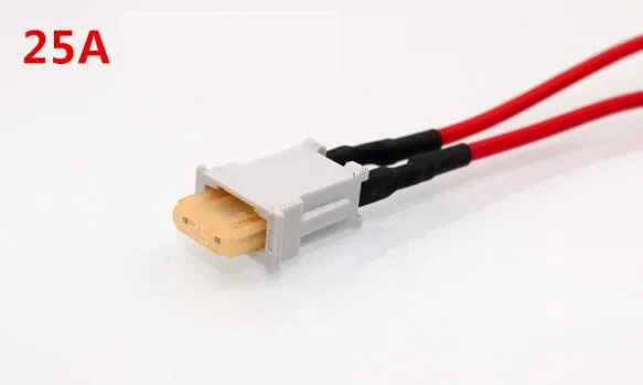 Коричневый Small size Fuse Holder Box Fuse Box Block Car modification fuse socket 5A 10A 15A 20A 25A 30A - Цвет: Коричневый