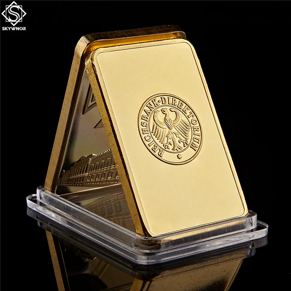 Золотой Deustche Bundesrepublik 1OZ бар Германия памятные слиток золота коллекция