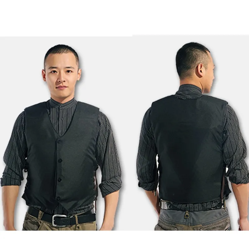 

Unique polymer materials self defense stab resistance covert V-Neck vest