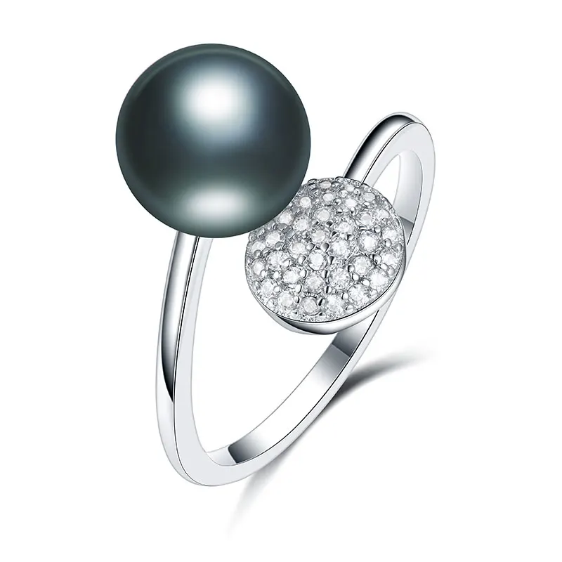 Мода Ювелирные изделия из жемчуга Роскошные Кольца 100% настоящий натуральный