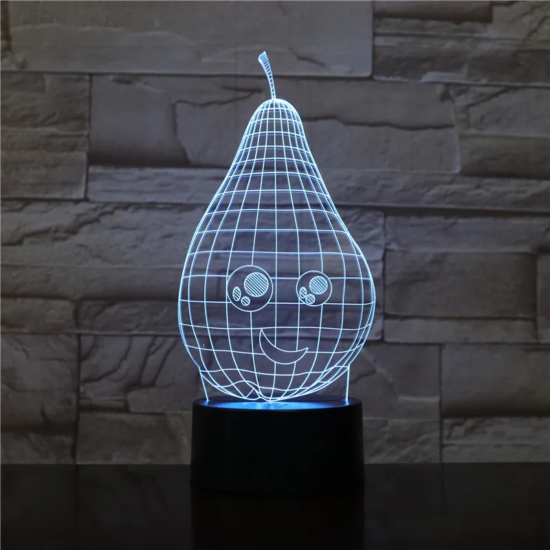 С медведем из мультфильма 3D светильник светодиодный ночной Светильник USB