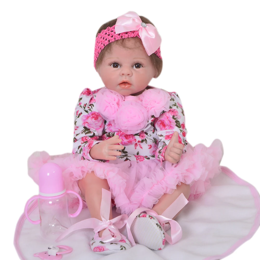 Куклы Bebe npk dolls 22 дюйма 55 см мягкие силиконовые куклы для новорожденных