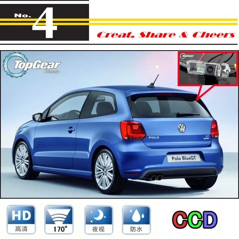 Камера автомобиля Для Volkswagen VW Polo GTi/Дерби Высокое Качество Сзади вид Задней Камеры Для PAL/NTSC Для Настройки | Разъем RCA