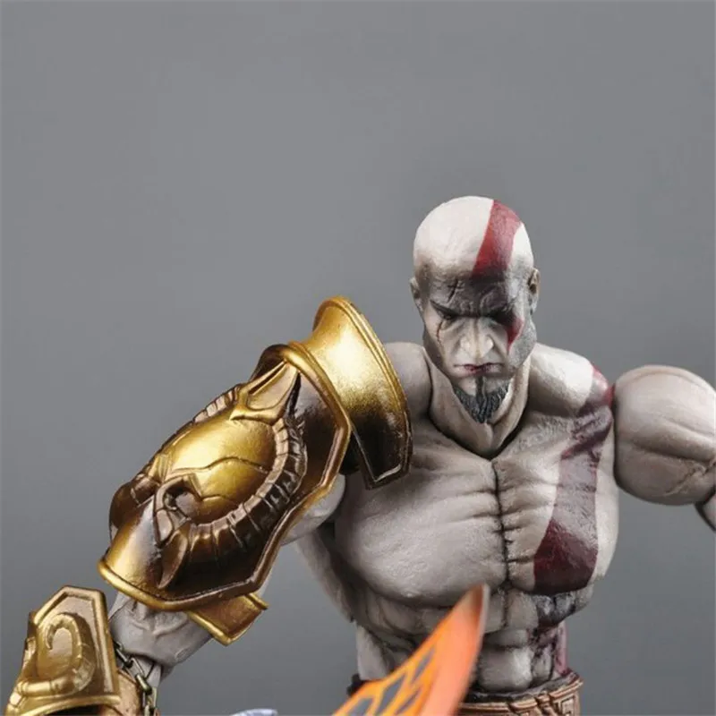 Квадратная игрушечная фигурка Fenix Play KAI God of War Kratos ПВХ 23 см 9,0" Аниме игра игрушка подарок для друзей Коллекционная модель куклы