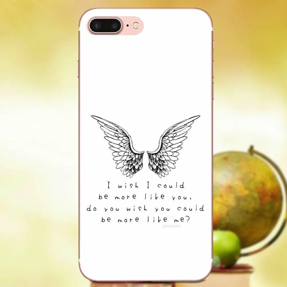 Мягкие чехлы для телефонов с татуировкой в одном направлении Apple iPhone 4 4S 5 5C 5S SE 6 6S 7