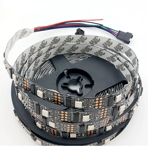 DC5V 5 м/рулон ws2801 индивидуально адресуемых 32led/М 5050 цветных (RGB) светодиодных лент 12