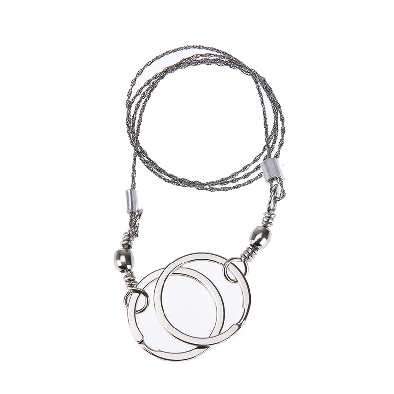 Открытый лагерь Проволока из нержавеющей стали пила Выживание Портативный