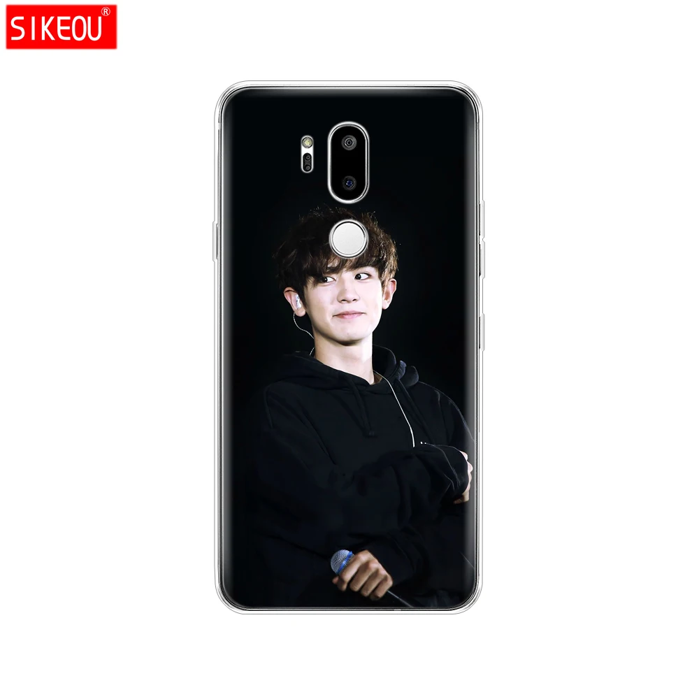 Силиконовый чехол для телефона LG G7 Q8 Q6 G6 MINI G5 V30 V7 V9 k10 k8 X POWER 2 Kpop exo LUHAN Park