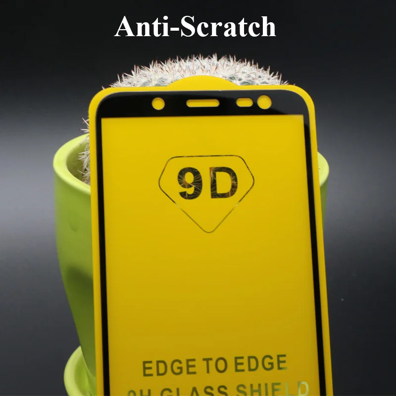 9D полное покрытие Защитное стекло для samsung galaxy j6 закаленное защитное экрана j4 2018 j7