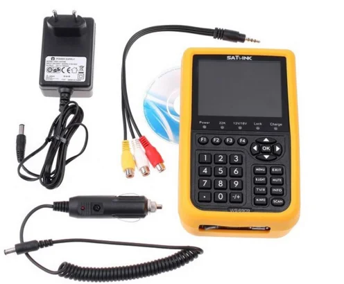 Satlink WS-6909 3," DVB-S& DVB-T комбинированный спутниковый измеритель спутниковый искатель 6909 satlink ws 6909