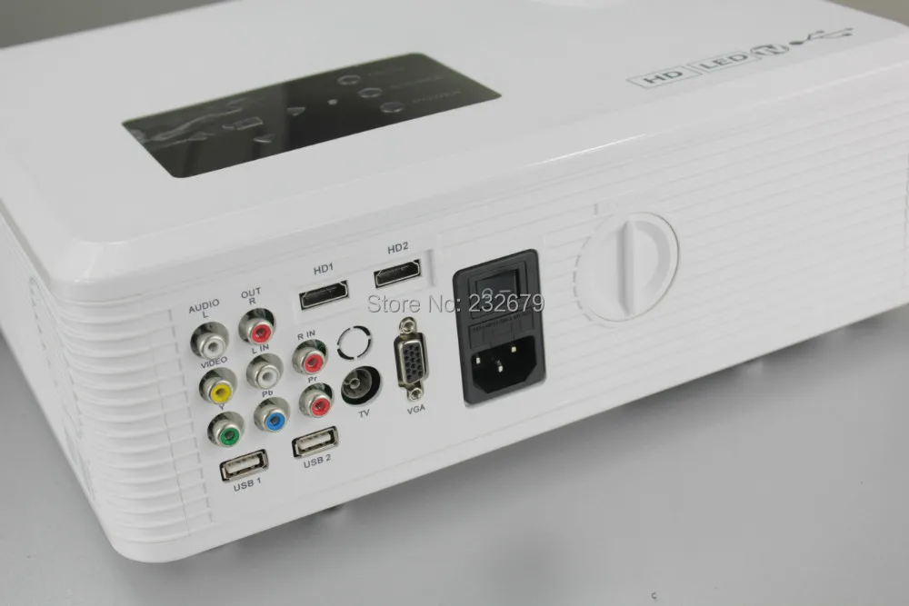 260 дюймов большой экран HD Projetor подключения DVB-T цифрового тв DVD компьютер PC WII PS3 с