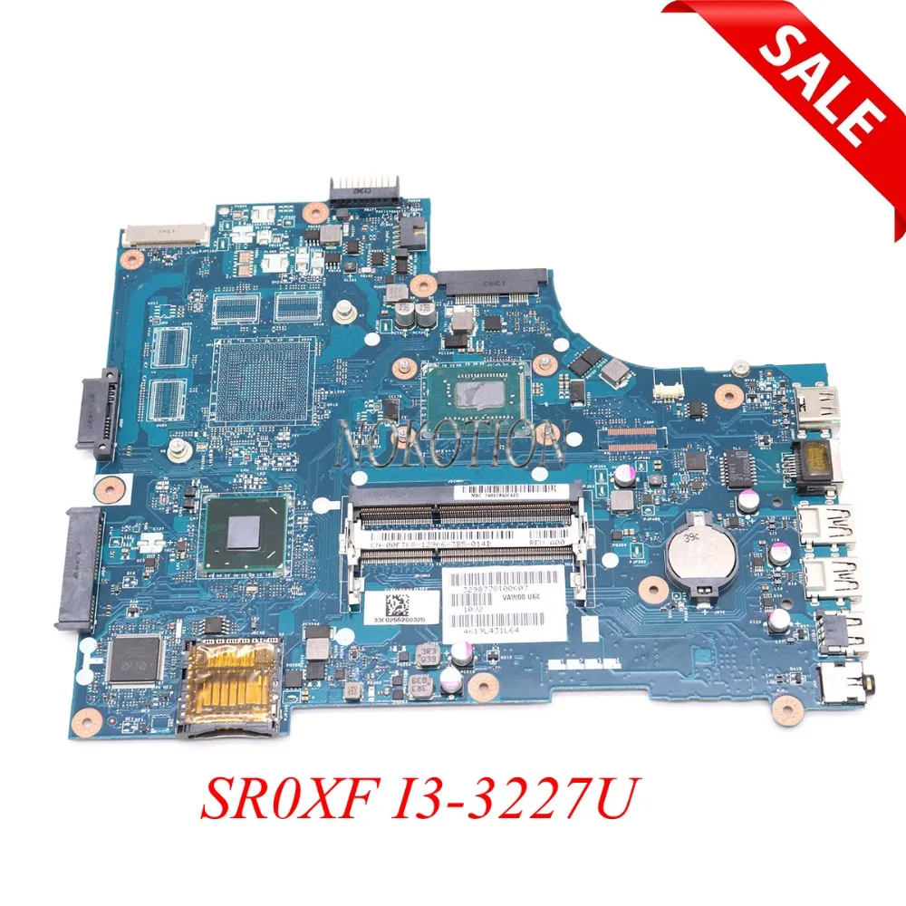 

NOKOTION VAW00 LA-9104P CN-00FTK8 00FTK8 Main board For dell Inspiron 3721 3521 Laptop Motherboard SR0XF I3-3227U HM76 DDR3