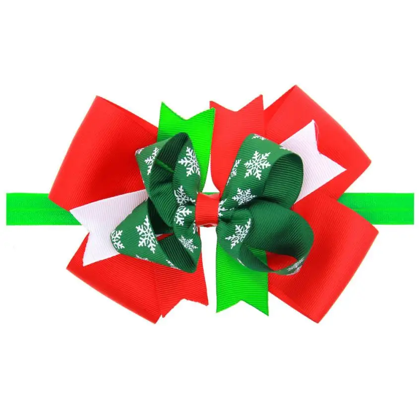 2017 лента для волос девочек Рождественская детей рождественские украшения