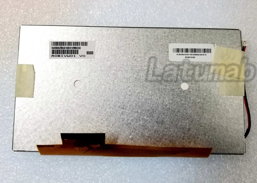 

Latumab Original A+ Grade 6.1" inch A061VW01 V0 A061VW01V0 TFT LCD Screen Display for Car GPS Navigation Free shipping
