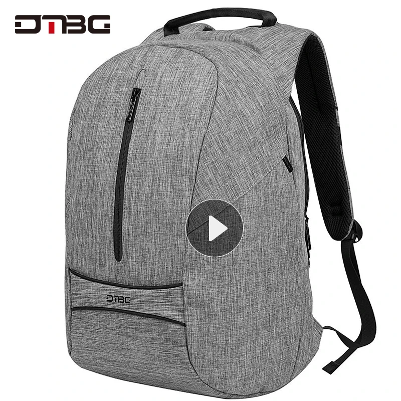 DTBG холщовый рюкзак 15 &quot17 для ноутбука Противоугонный водонепроницаемый Rugzak