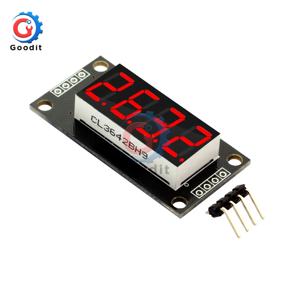 

Gaqqee 4-разрядный светодиодный дисплей TM1637