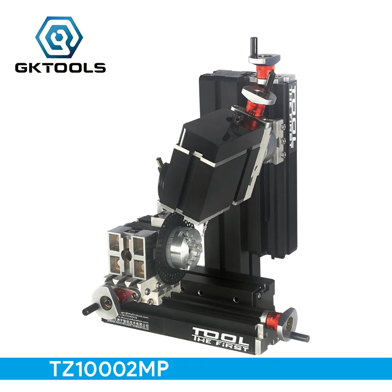 Мини металлический шестивальный сверлильный и фрезерный станок TZ10002MP с