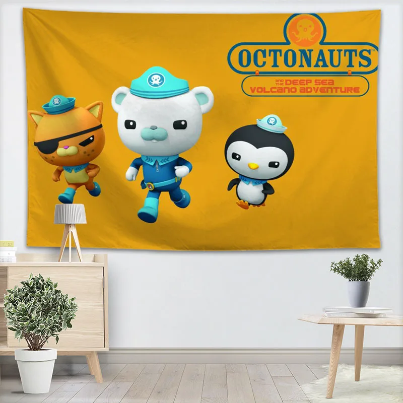 Octonauts аниме гобелен настенный Декор для домашней вечеринки на день рождения