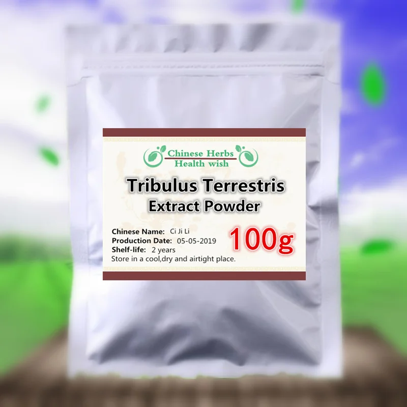 50-1000 г порошок из сапонинов, органический экстракт Tribulus Terrestris порошок с трибулозидом, Tribulus, Ci ji li, GMP& Halal поставка
