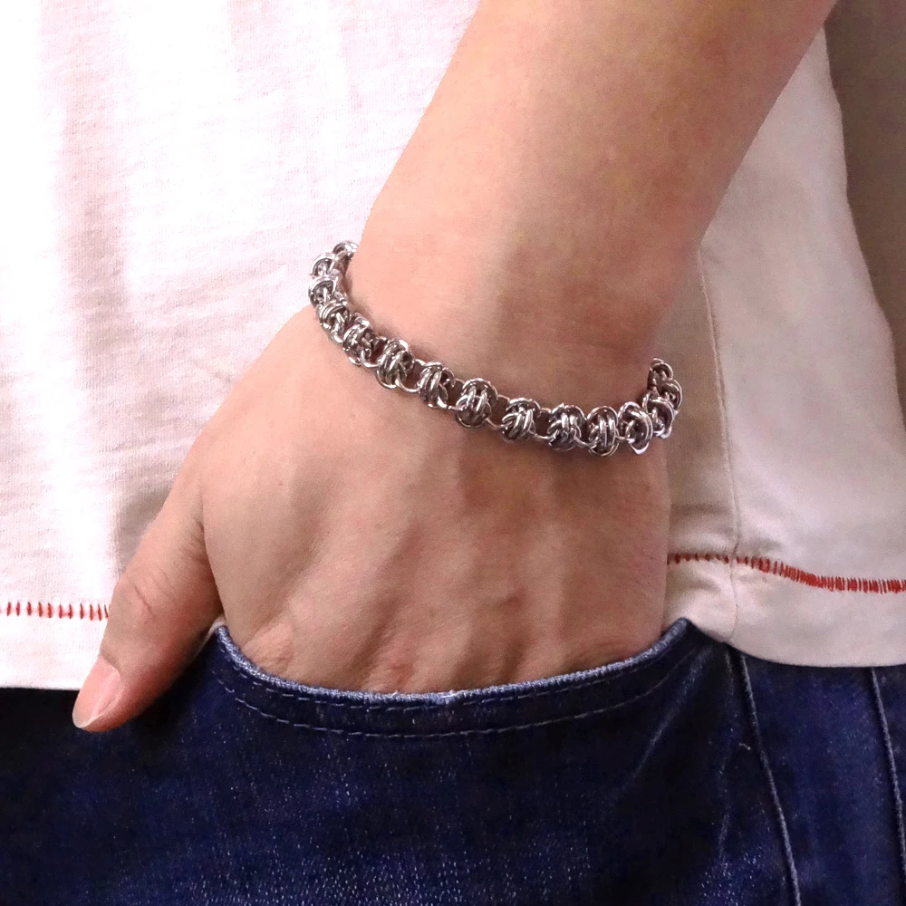 Браслет цепочка мужской/женский из нержавеющей стали|bracelet silver|steel braceletchain bracelet |
