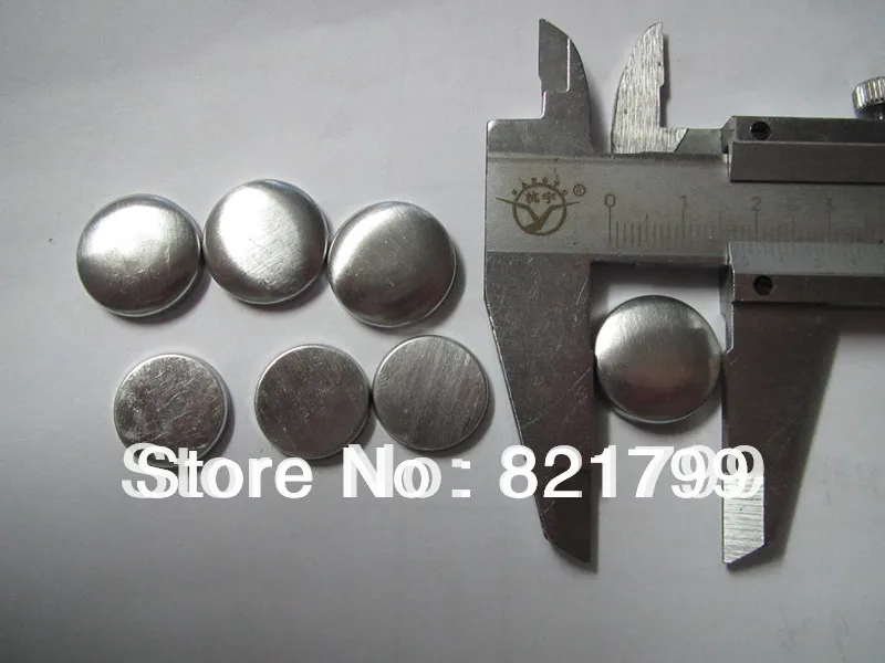 Компонент ткани 30L кнопка сделай сам компонент с покрытием кнопки в алюминиевой