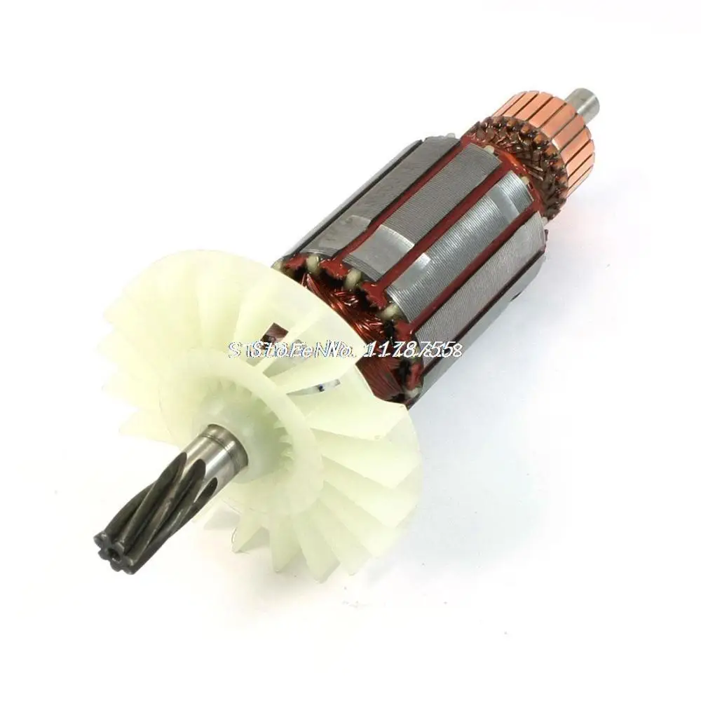

AC 220V Electric Harmmer Part Motor Rotor 7 Teeth Drive Shaft for Bosch GBH2-26