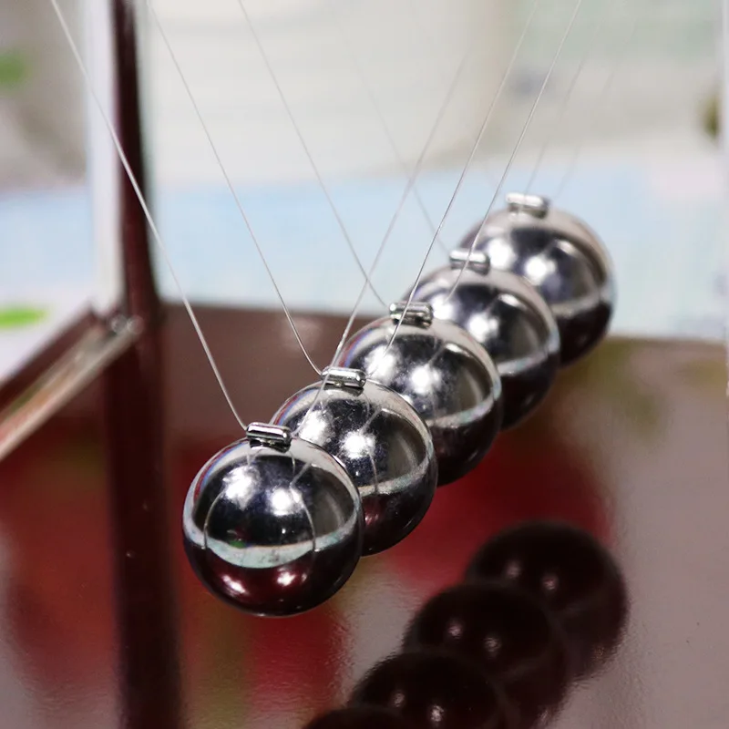 3 типа Ньютон Колыбель украшения Бильярд физическая энергия эластичный бампер