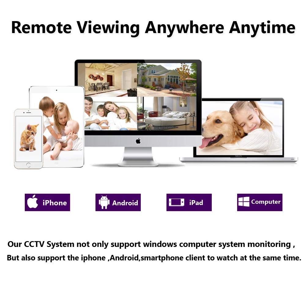 Система видеонаблюдения 5 МП Ultra HD 16CH DVR H.265 + CCTV Camera 16PCS 5MP System IR indoor Night Vision комплект