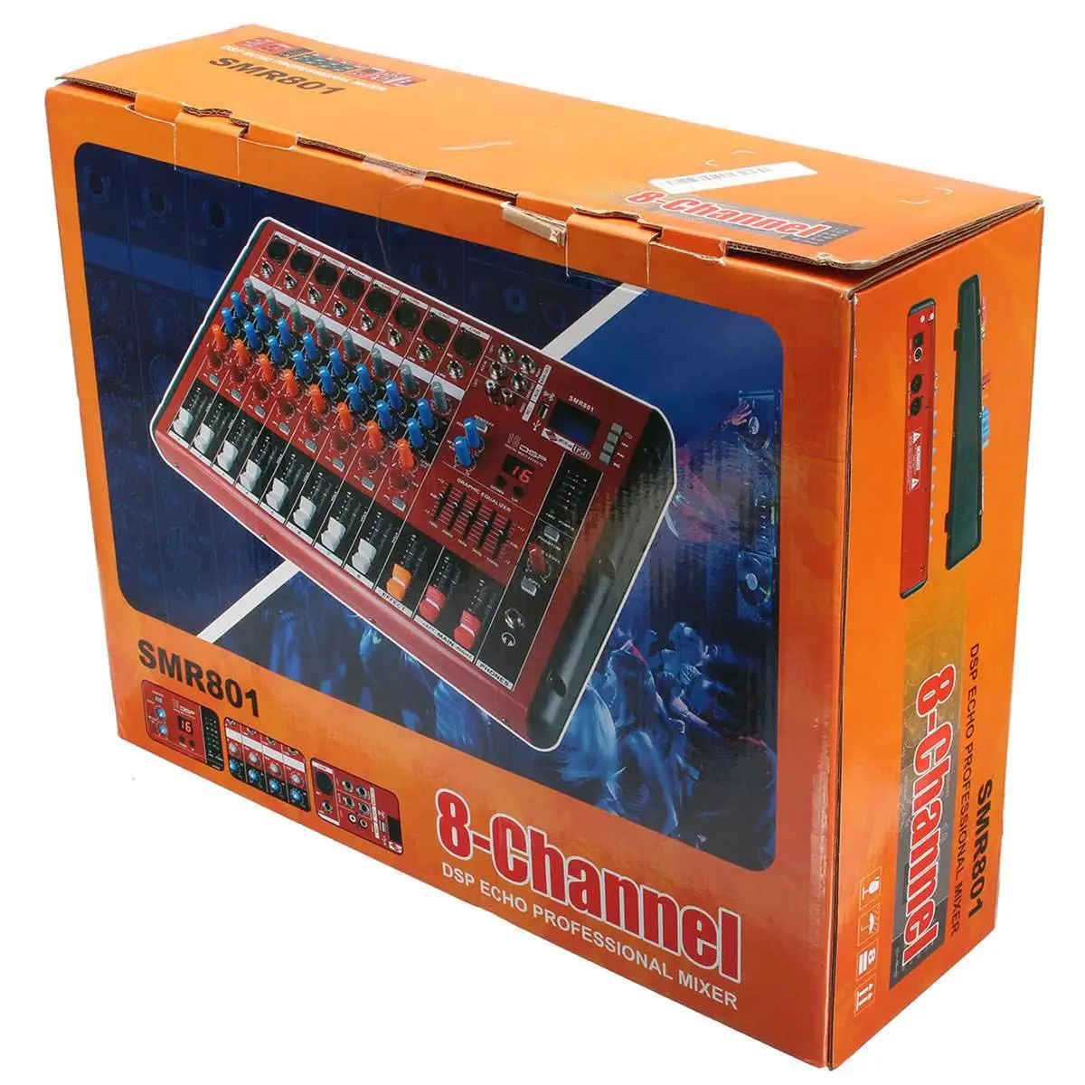 ELM Professional караоке аудио звук микшер усилители домашние микрофон консоли bluetooth 8