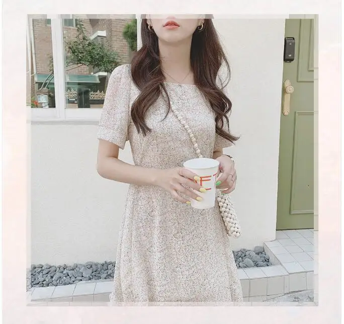 Летние мини платья Лидер продаж женское повседневное милое цельнокроеное платье