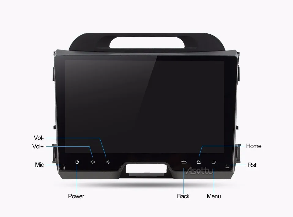 Asottu CZP9060 2 г android 8,1 octa 8 ядра dvd-плеер автомобиля gps 2 din Автомобильный gps видео gps для KIA sportage 2011 2012 2013