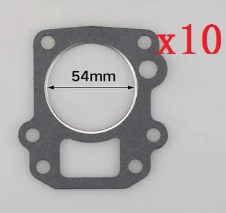 154F-10PCS 10 шт. прокладка головки блока цилиндров для Honda 177F 190F 192F 170F 173F 152F 154F китайский бензиновый двигатель генератор водяной насос запчасти - Цвет: 154F-10PCS