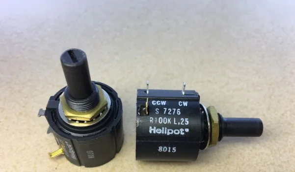 

[VK] импортный Американский Helipot S7276 R100K BI намоточный многокольцевой Потенциометр 100K переключатель