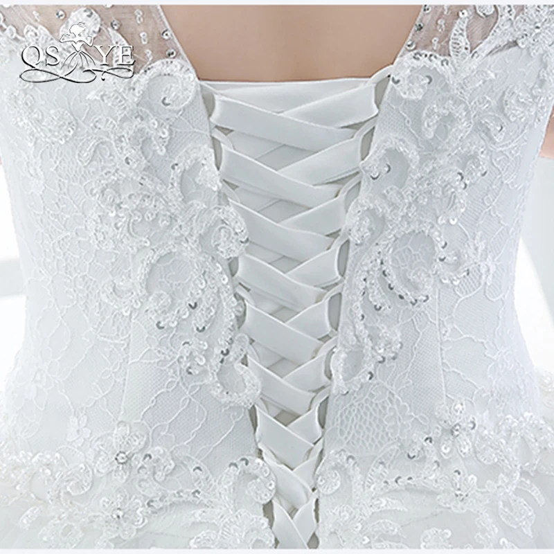Vestidos бальное платье свадебные платья 2018 элегантное Прозрачное с вырезом