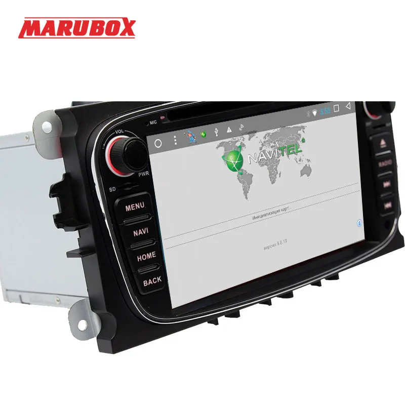 Мультимедийный плеер Marubox 2Din Android 7 1 для Ford Focus 2 Mondeo 4 S MAX Connect 2007 2013 автомагнитола GPS