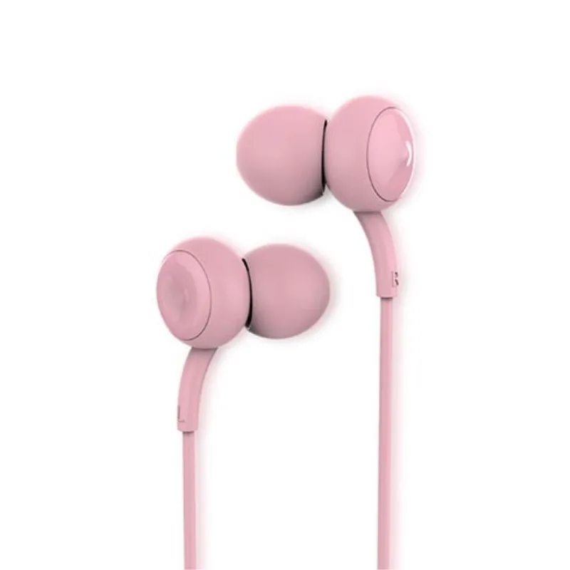 pink no packag Лучшая цена remax RM-510 в уши сенсорный музыкальный звонок гарнитура HD микрофон для iphone,xiaomi - Цвет: pink no packag