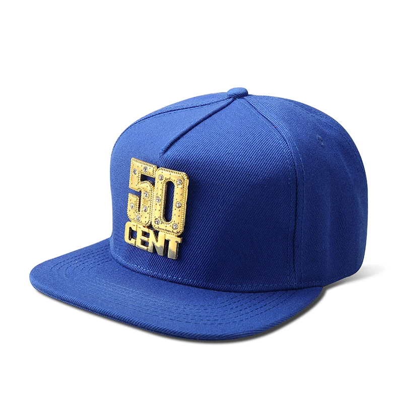 Мужская бейсбольная Кепка s Iced Out Gold 50 CENT хлопковая Повседневная унисекс хип-хоп